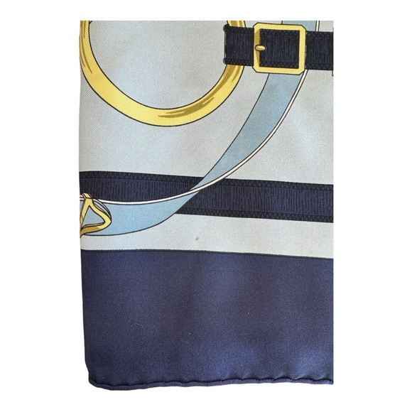 Hermès Eperons d'Or 90cm Silk Scarf - Picture 5 of 11